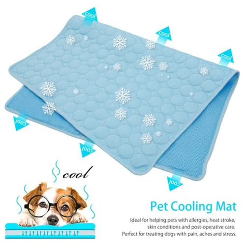 CoolPad — Tapis Rafraîchissant en Soie Glacée