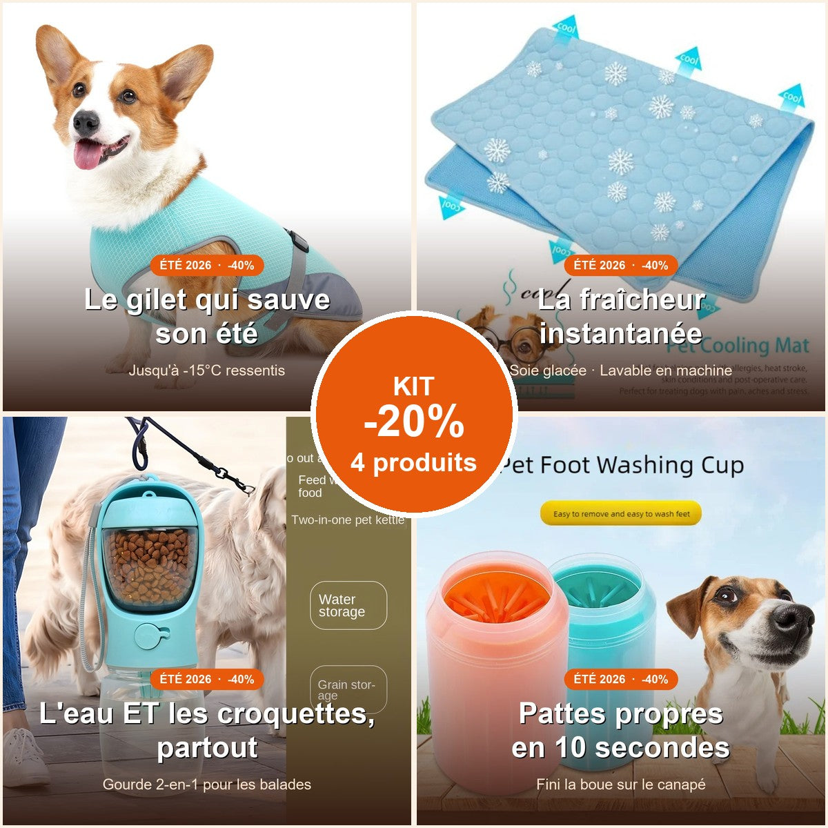 Kit Été Sans Souci - 4 produits